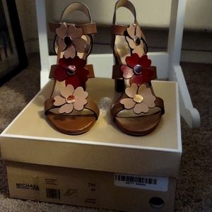 Michael Kors leather sandal